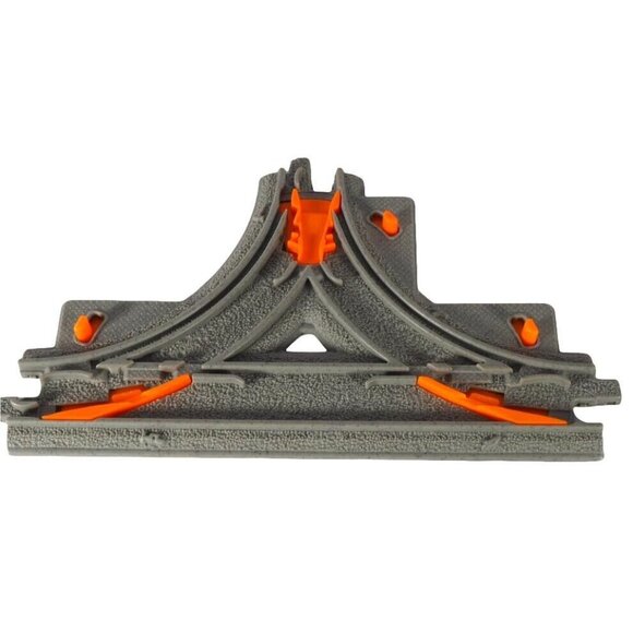 Geotrax Gray Grey Swtich Crossing Tracks 9 Piece Small Med Large Curved - Picture 4 of 7